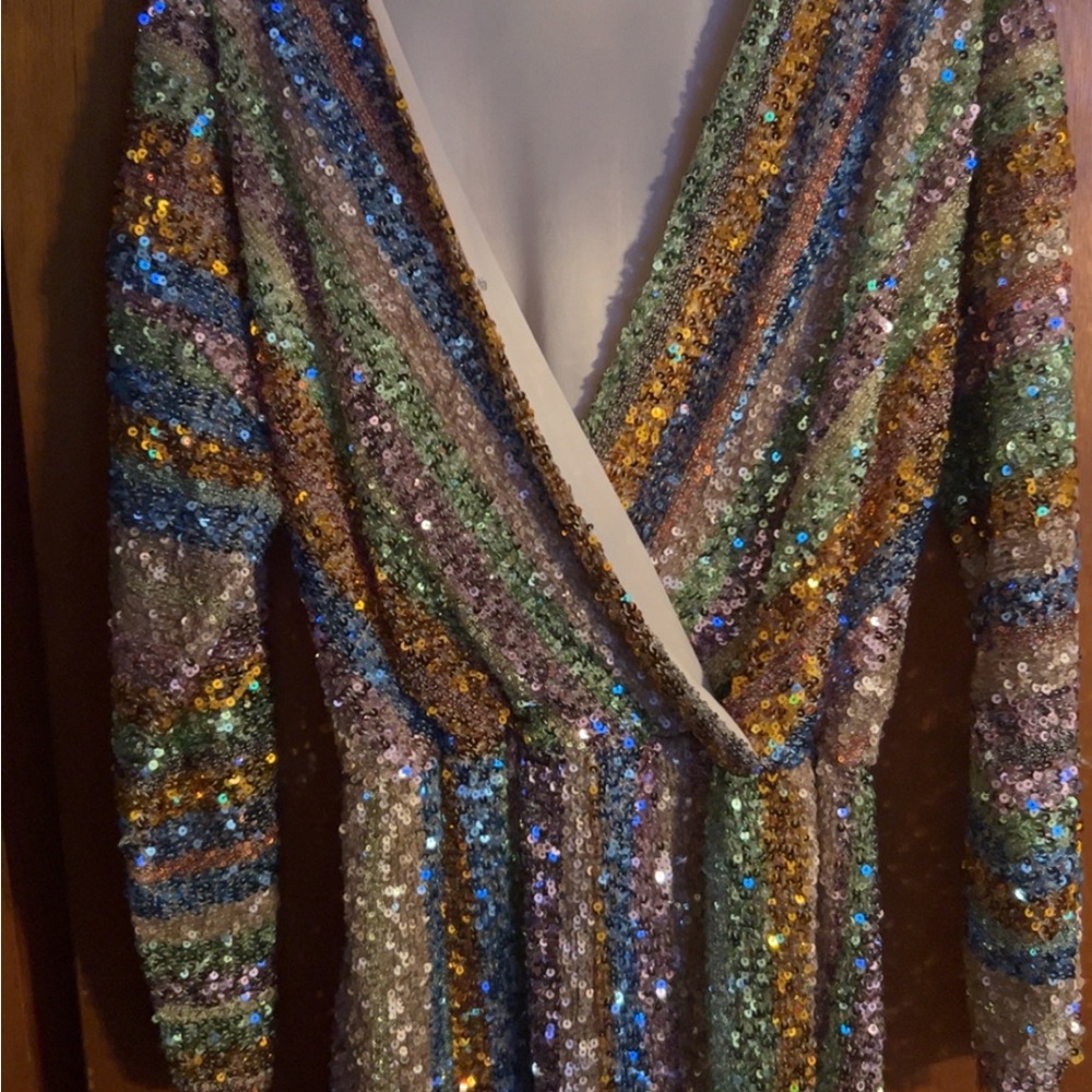 AKIRA Multicolor Sequin Romper - Picture 3 of 4